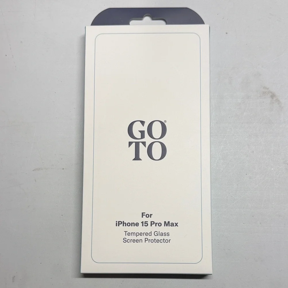 Go-To Screen Protector for iPhone 15 Pro Max - White